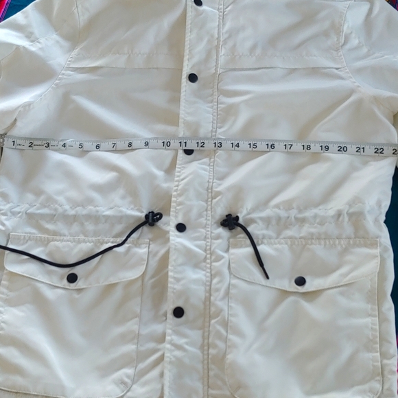 Men's Hooded Windbreaker, Forever21, White in Large - Picture 14 of 15